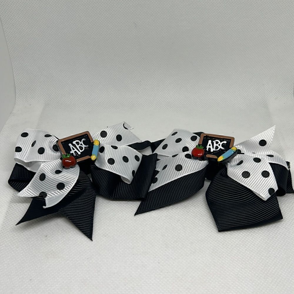 New school hair bows